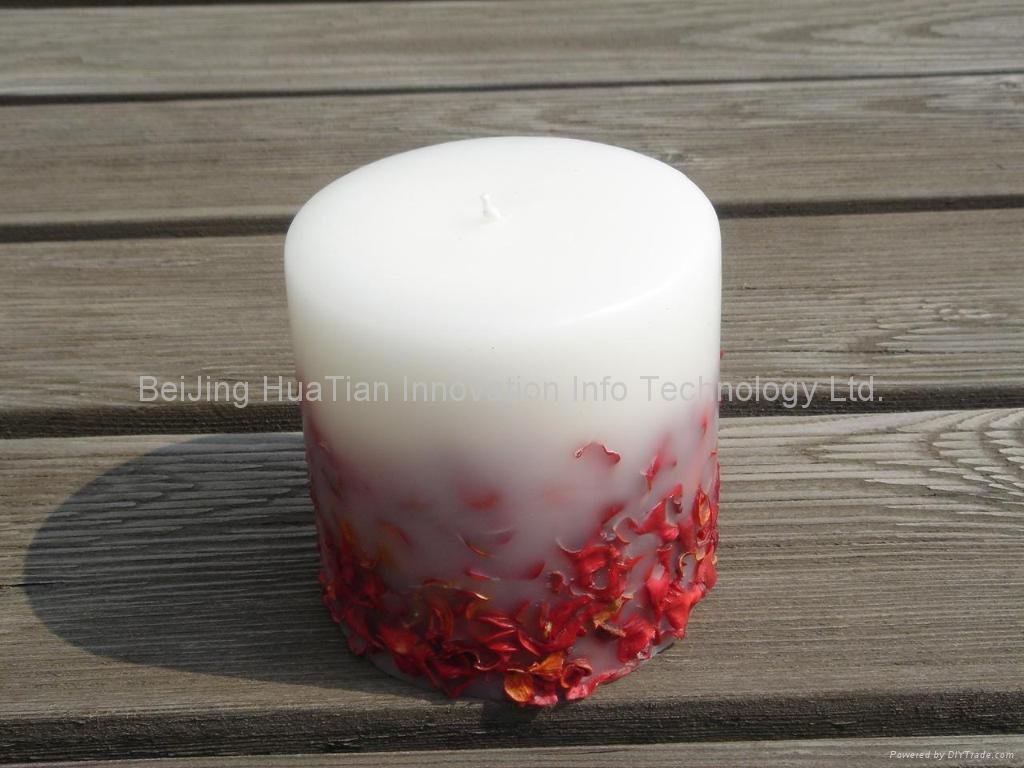 rose candle 4