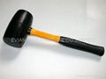 Rubber Mallet with Fiberglass Handle