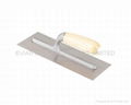 Plastering Trowel with Wooden Handle(with tooth)