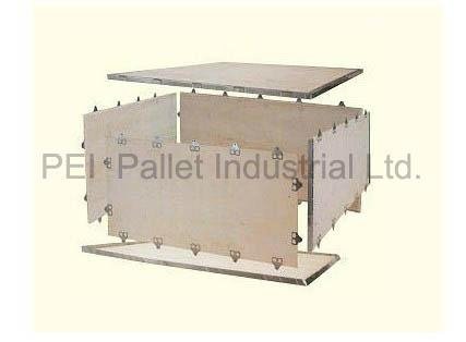 Collapsible Plywood Box  Wooden Packaging Box WH-004