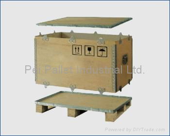 Collapsible Plywood Box  Wooden Packaging Box WH-004 2