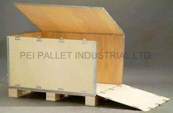 Collapsible Plywood Box  Wooden Packaging Box WH-004 3