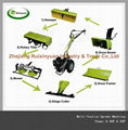 Multi-fuction Garden Machine (Sweeper ,Tiller,Mower,Silage,Pusher & Snow Blower)