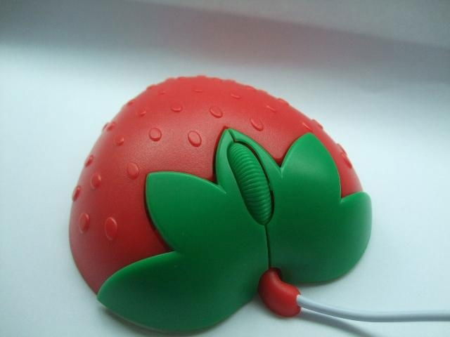 Strawberry shape mouse with latest design