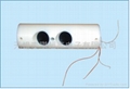 Liquid-plastic flow-metering transducer 1