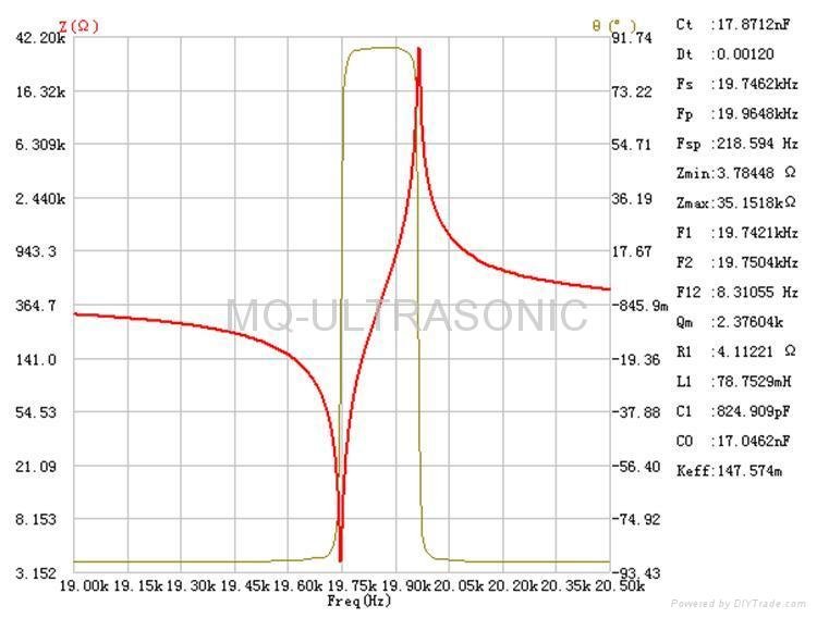 ultrasonic welding transducer MQ-4512D-20L 2