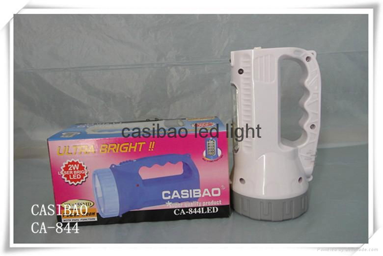 Freeshipping CASIBAO Rechargeable Portable High Brightness 15 LED Lamp flashligh