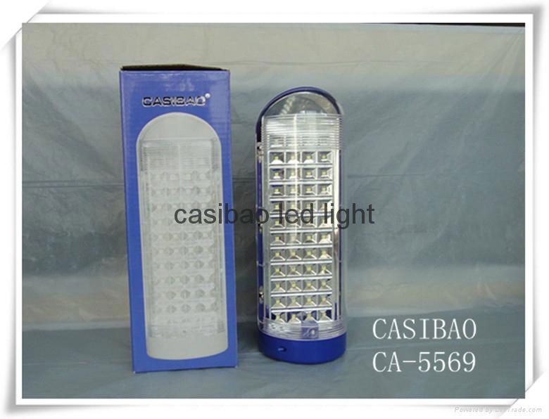 Free shipping CASIBAO 52SMD rechargeable portable brightness emergency led flash 4