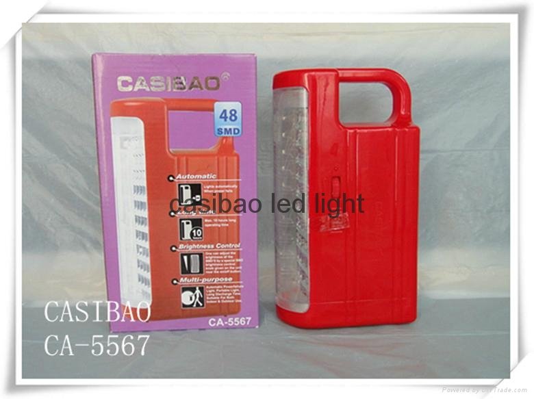 Free shipping CASIBAO rechargeable portable high brightness emergency flashlight