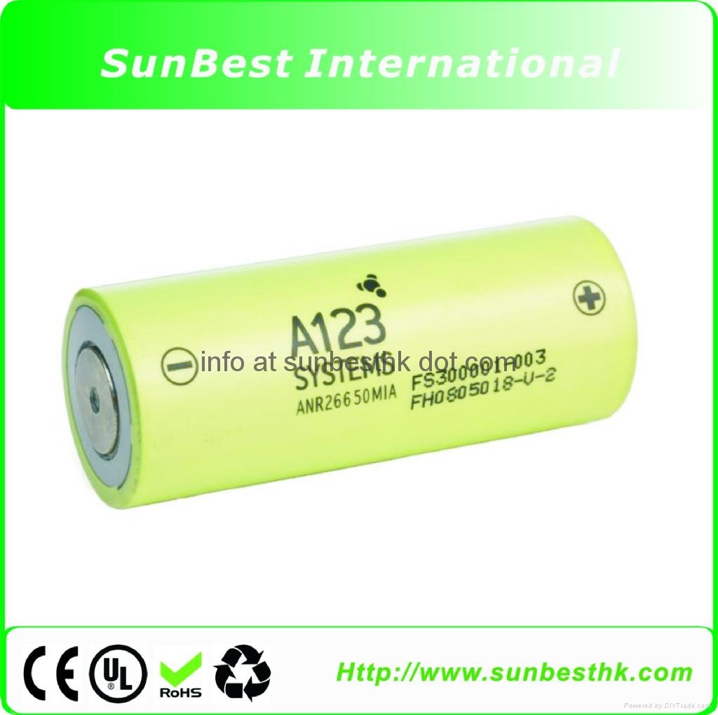 A123-26650-2300mAh  LiFePO4 Battery Packs