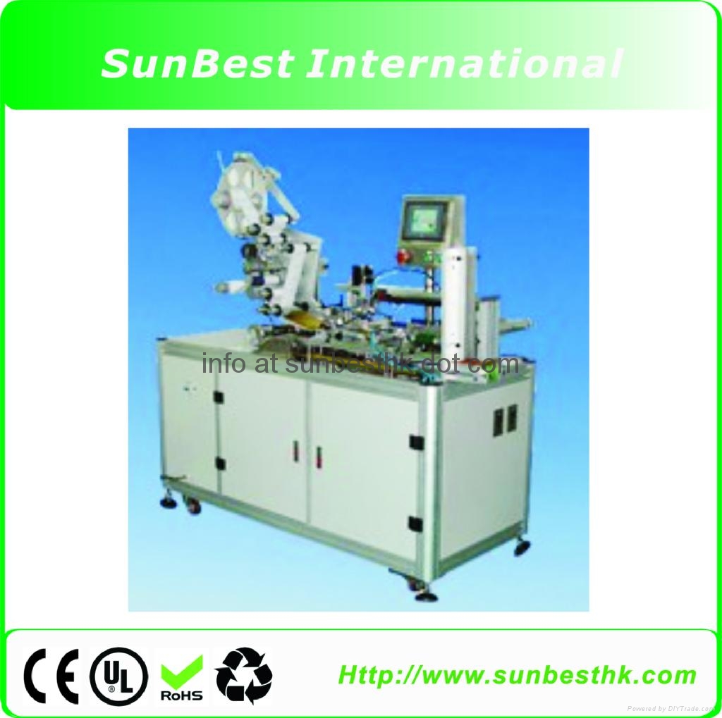 Four Sides Automatic Label Machine For Mobile Battery