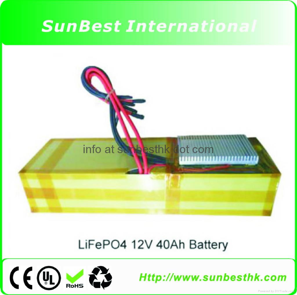 LiFePO4 Battery 12V 40AH Battery Pack 2