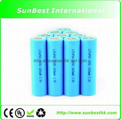 2200MAH Li-ion Cylindrical Batteries 18650 Cell