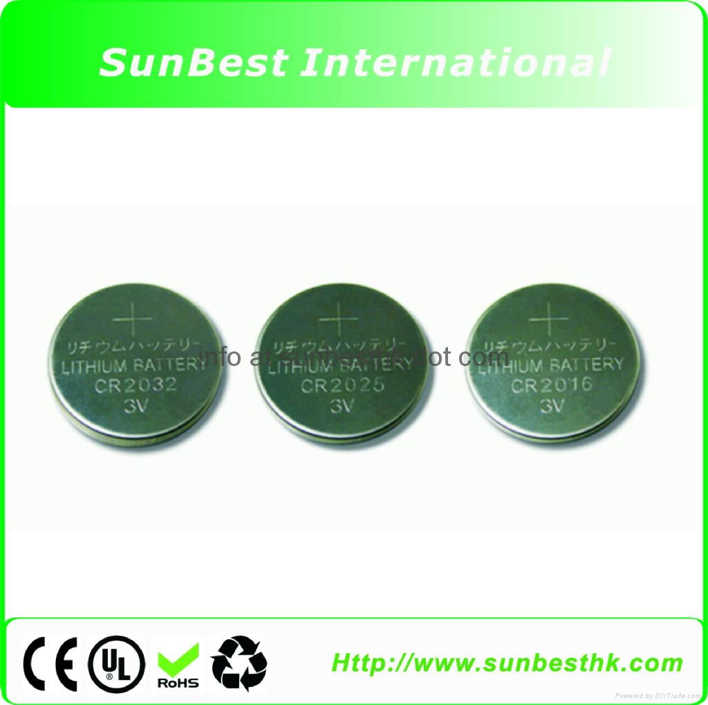 CR Series Li/MnO2 Button Cell