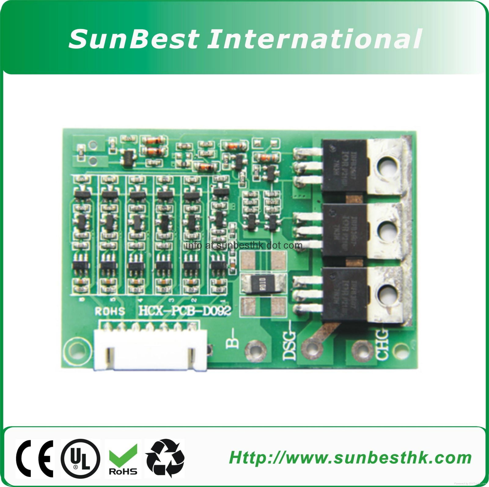 Battery Management System(BMS) with SMBus 6S 22.2V Li-ion and Li-Polymer Battery 3