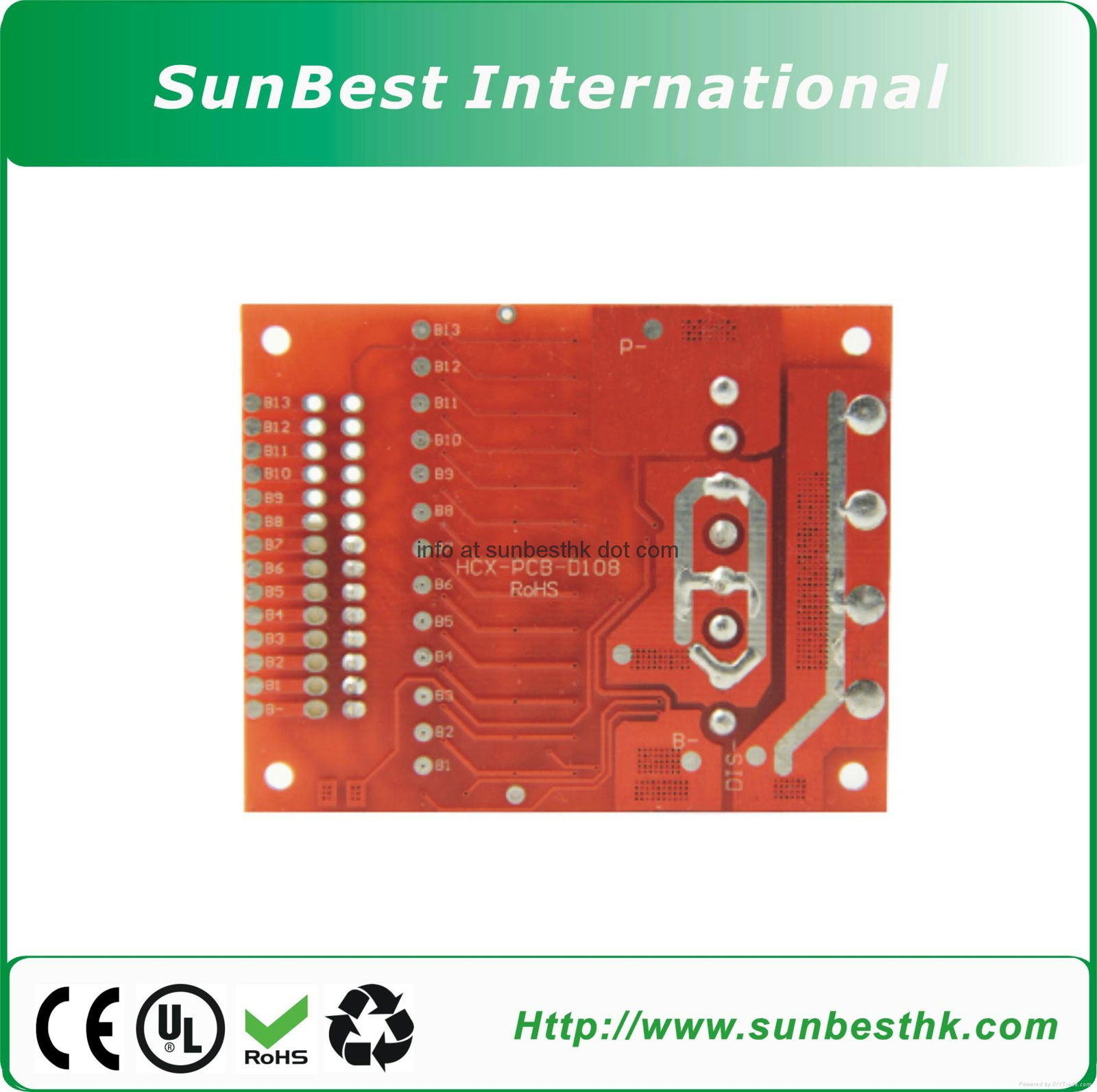 Protection Circuit Board (PCM) for 33.3V 9S Li-ion and Li-Polymer Battery 3