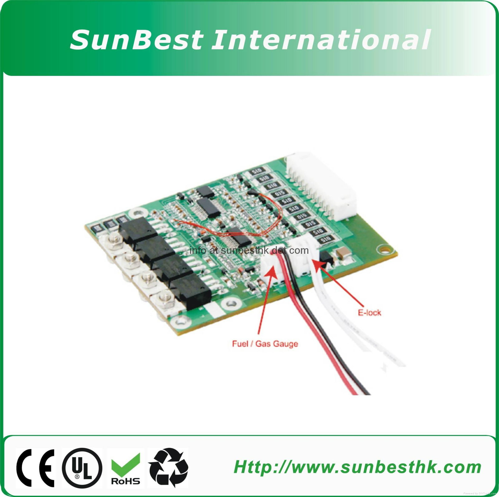 Protection Circuit Board (PCB) for 37V 10S Li-ion and Li-Polymer Battery 3