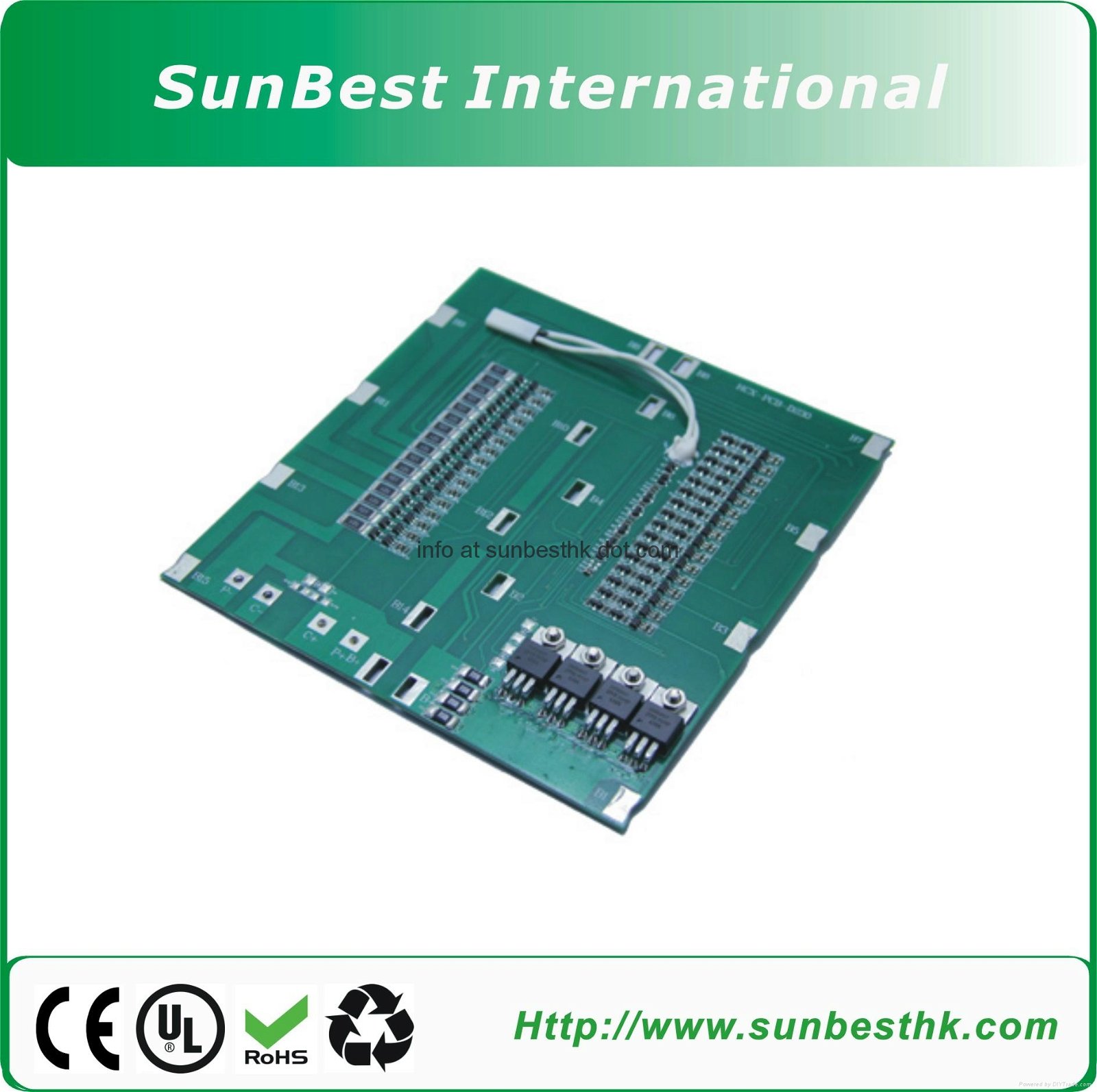  Protection Circuit Board (PCB) for 40.7V 11S Li-ion and Li-Polymer Battery 3