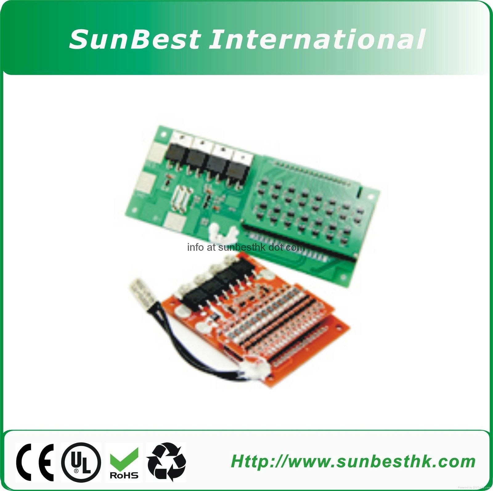  Protection Circuit Board (PCB) for 40.7V 11S Li-ion and Li-Polymer Battery 5