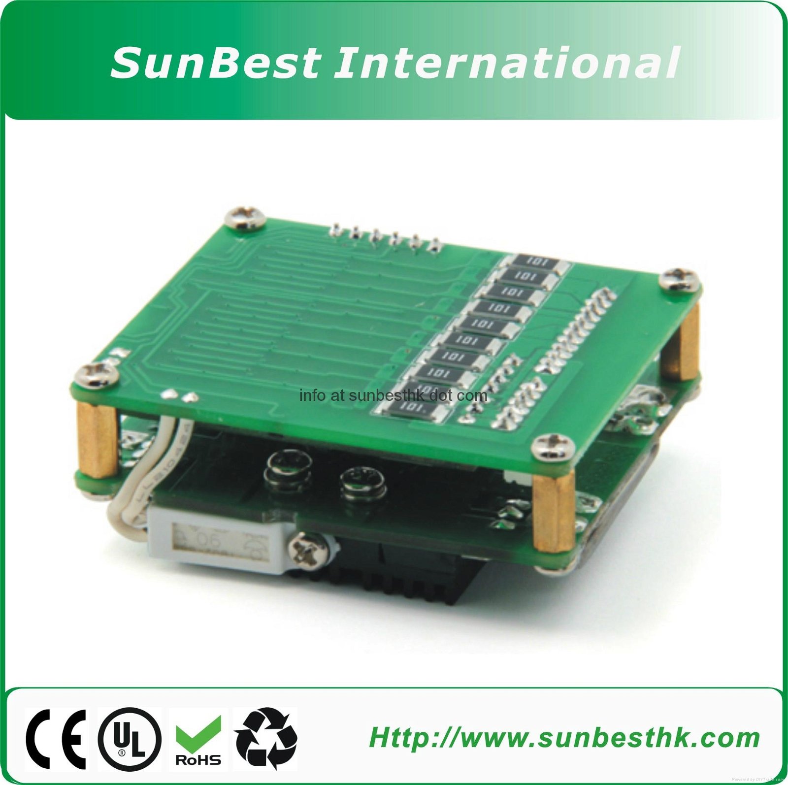 BMS with SMBus,I2C communication protocol 5S16V for LiFePO4 Battery Pac 4