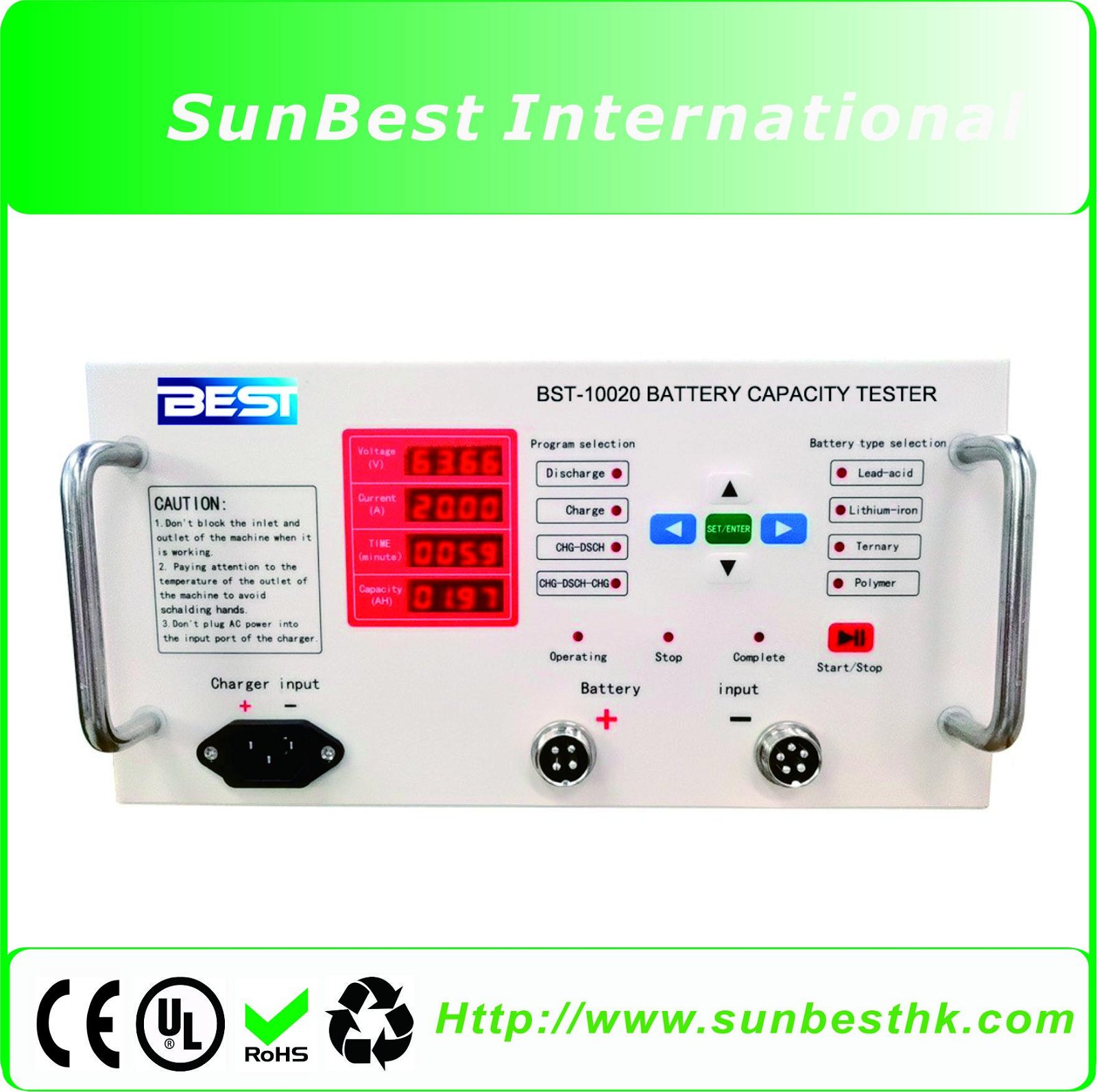 Multi-Function Lithium Battery Pack Capacity Tester BST-10020 2