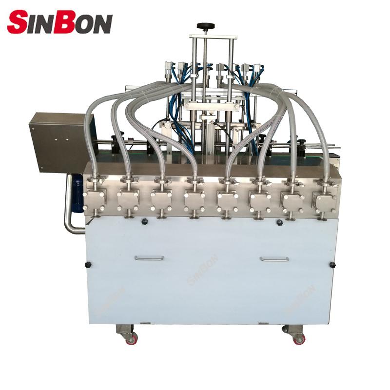 8 Nozzles Gear Pump Filling Machine 2