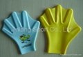 silicone swim gloves  