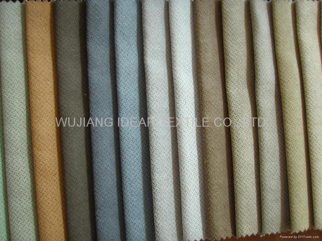 300D suede fabric with bonding T/C fabric 3