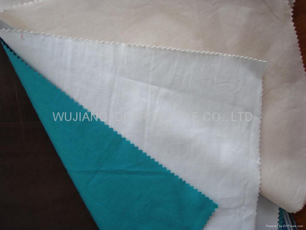 Plain Nylon Cotton Fabric 