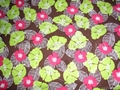 Printed Satin Peach Skin Fabric  1