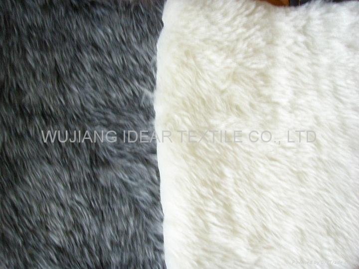 Polyester Fake Woolen Fur Fabric 