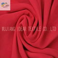 50D+50Dx75D Dyed Ployester Satin Peach Skin  Fabric For Home Textile