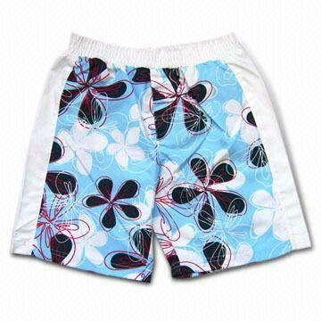 85%滌綸15%尼龍 桃皮絨 沙灘褲面料 4