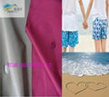 Nylon/Polyester Micro Peach Skin Fabric Coated PU For Garment