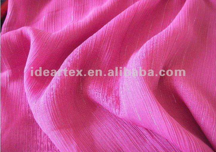 100% Polyester Silver Yoryu Crepe Fabric