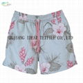 Printed Polyester Plain Peach Skin Fabric For Beach Pants