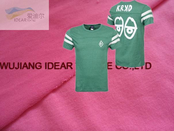 Polyester Plain Single Jersey for T-shirt