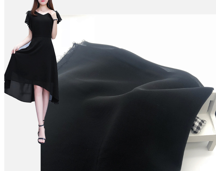 100%Polyester Seersucker Chiffon Fabric for Dress 6