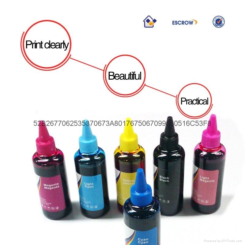 Pigment Ink for Epson/HP/Canon Inkjet Printer 2