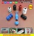 Prensa cabos (bucins) plásticos IP68 IP69K de nylon polímero poliamida