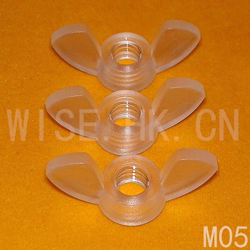 高透明無氣泡PC塑料透明螺絲螺母 5