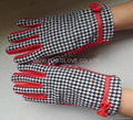 Winter Cold Fancy Houndstooth Pretty Wool Smart Phone Touch Screen Gloves 3