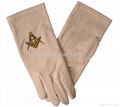 Printed gloves/masonic glove/embroidered glove/Men's formal gloves