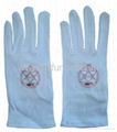 Printed gloves/masonic glove/embroidered glove/Men's formal gloves 3