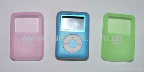 free-shipping 8GB cheap mp4(III generation) with six colors and Silicon case   3