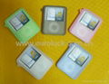 free-shipping 8GB cheap mp4(III generation) with six colors and Silicon case   5