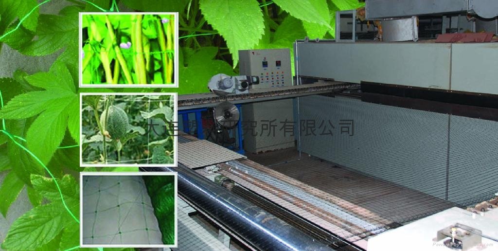 Plant support netting production line