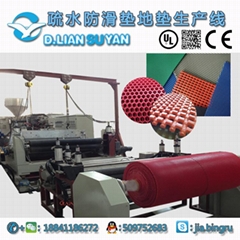 PVC hexagonal hollow antiskid floor mat