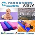 Plastic antiskid foam mat production line  4