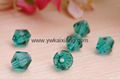 CRYSTAL BICONE BEADS, LT AMETHYST COLOR
